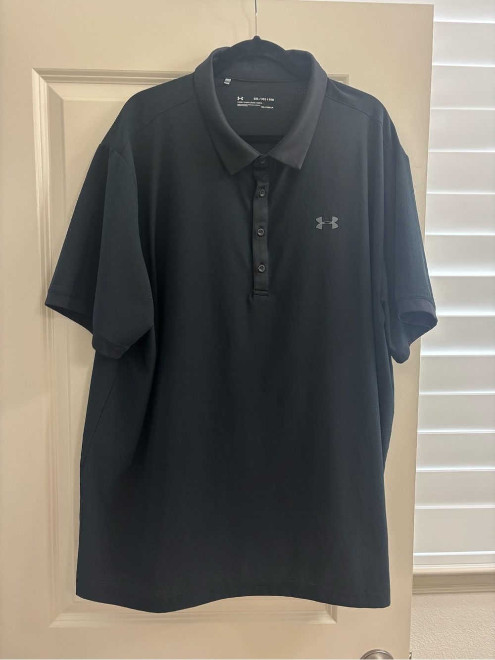 Under Armour Men’s Black Polo with Subtle Logo